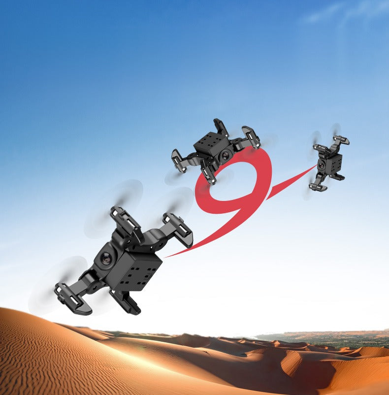 Dron Flygoo wykonujący obrót o 360 stopni